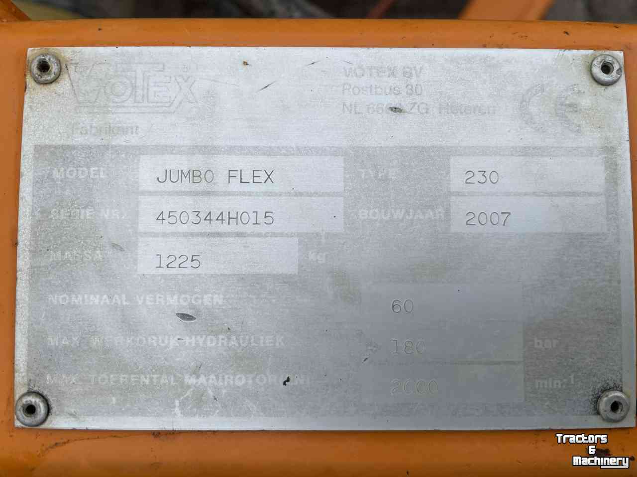 Schlegelmulchgeräte Votex Jumbo Flex 230