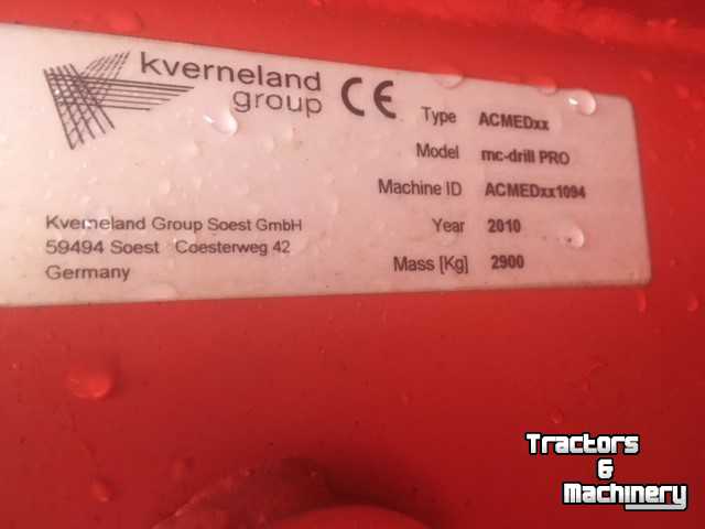 Drillmaschine Kverneland Accord MC Drill + NG-H kopeg