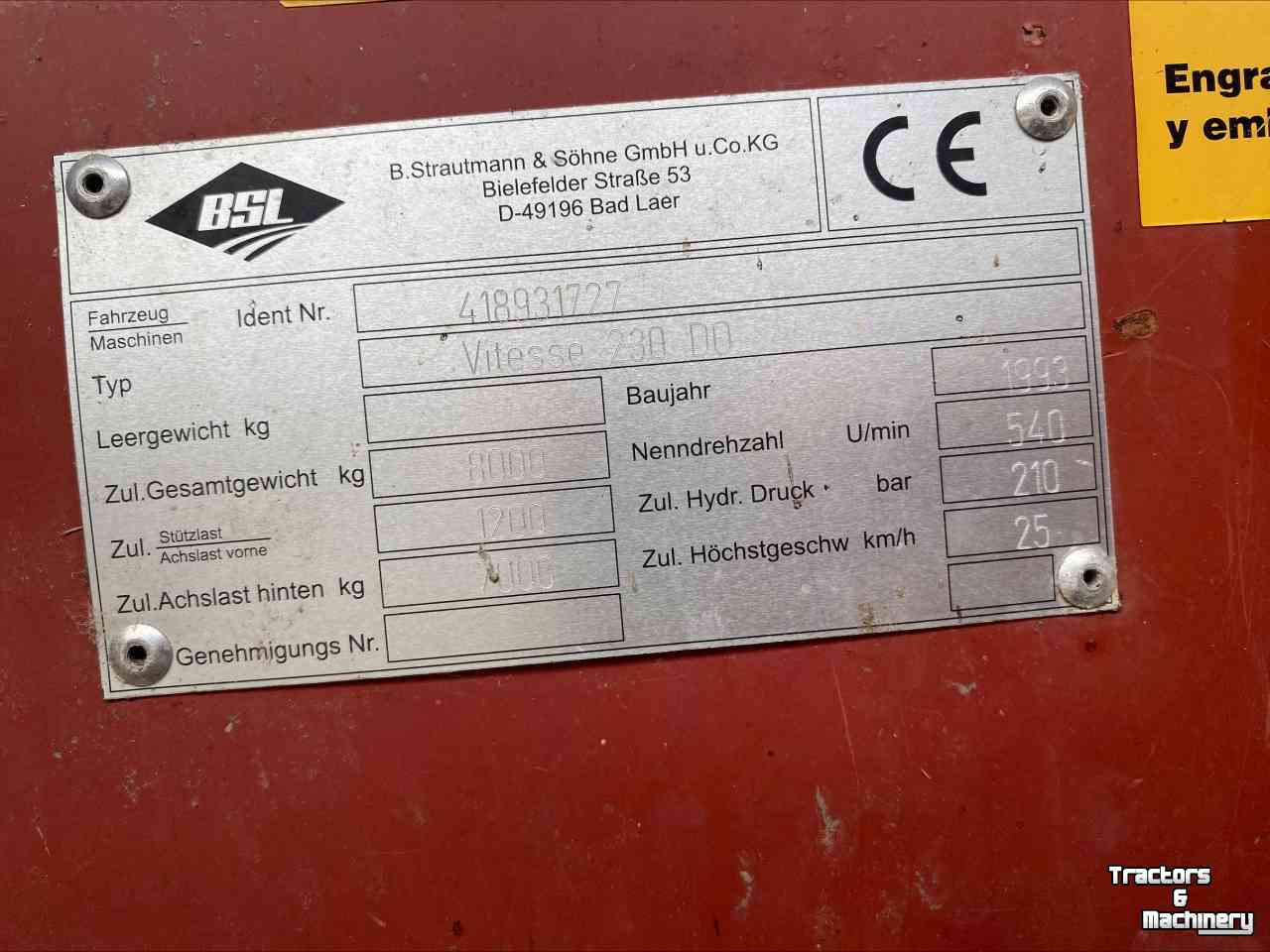 Lade- und Dosierwagen Strautmann Vitesse 230 DO