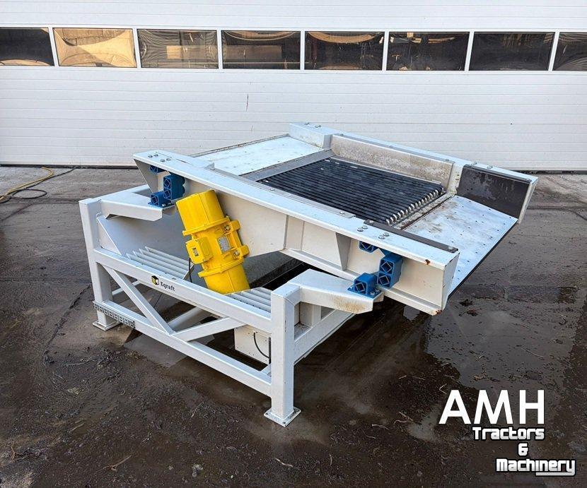 Sortiermaschine Eqraft TZ1250  Tril voorsorteerder afstaarter, Vibrating pre-grader with topper, Vibrations-Vorsortierer mit Entstieler
