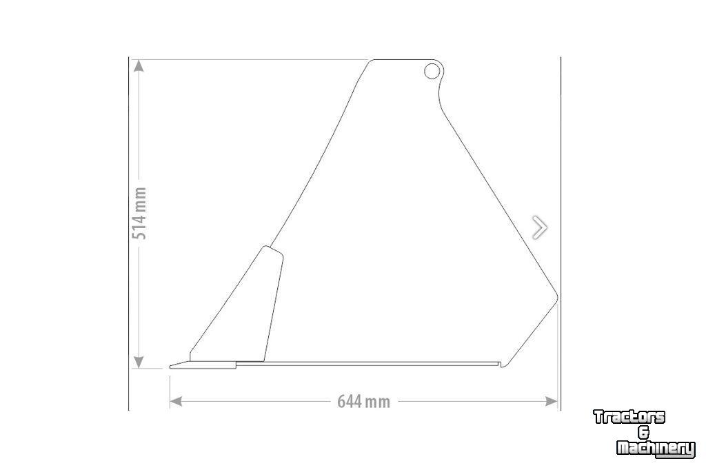 Frontlader-Schaufel Qmac GRONDBAK MINI 140 CM