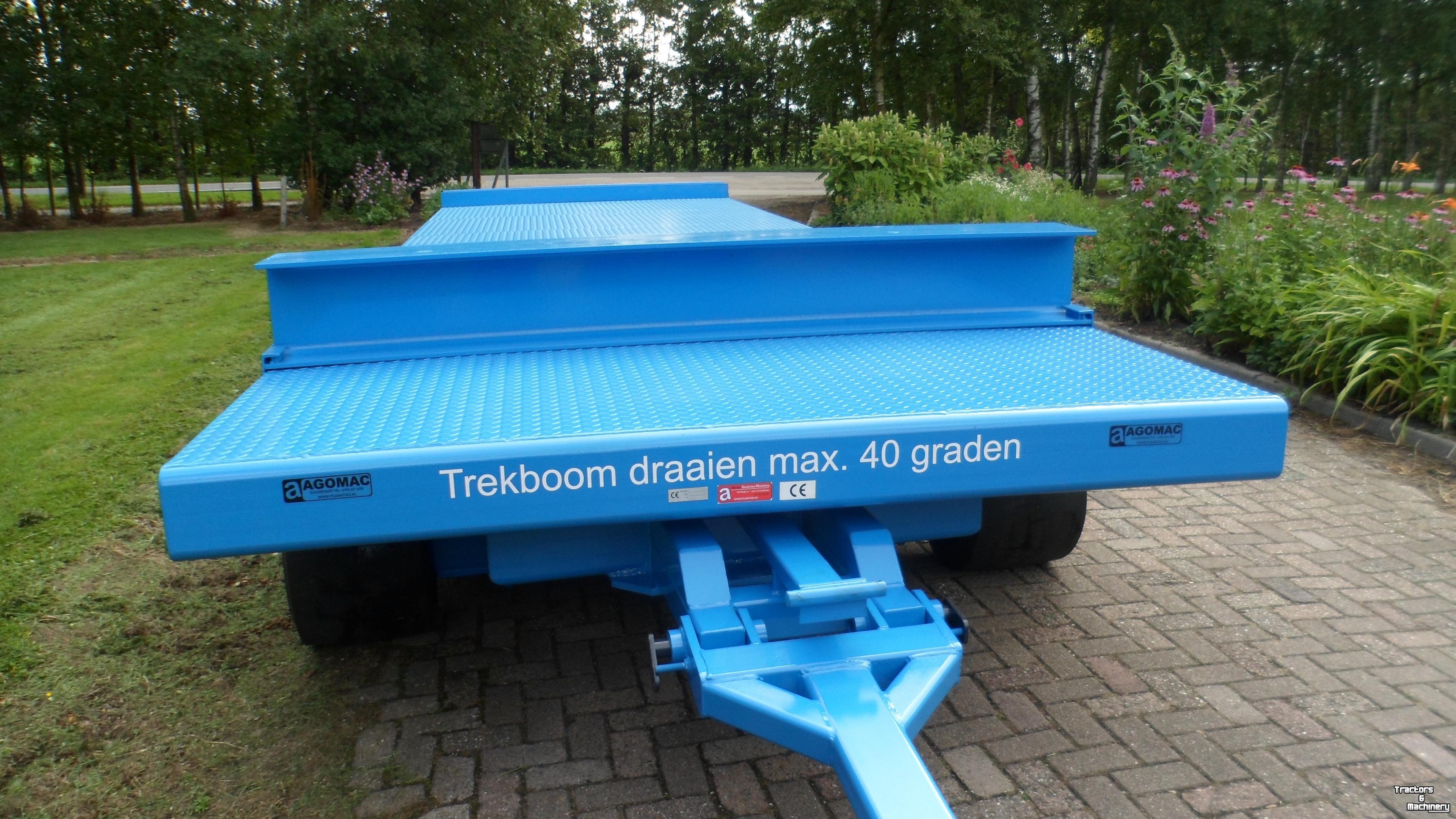 Tieflader / Anhänger Agomac Zwaar transportwagen
