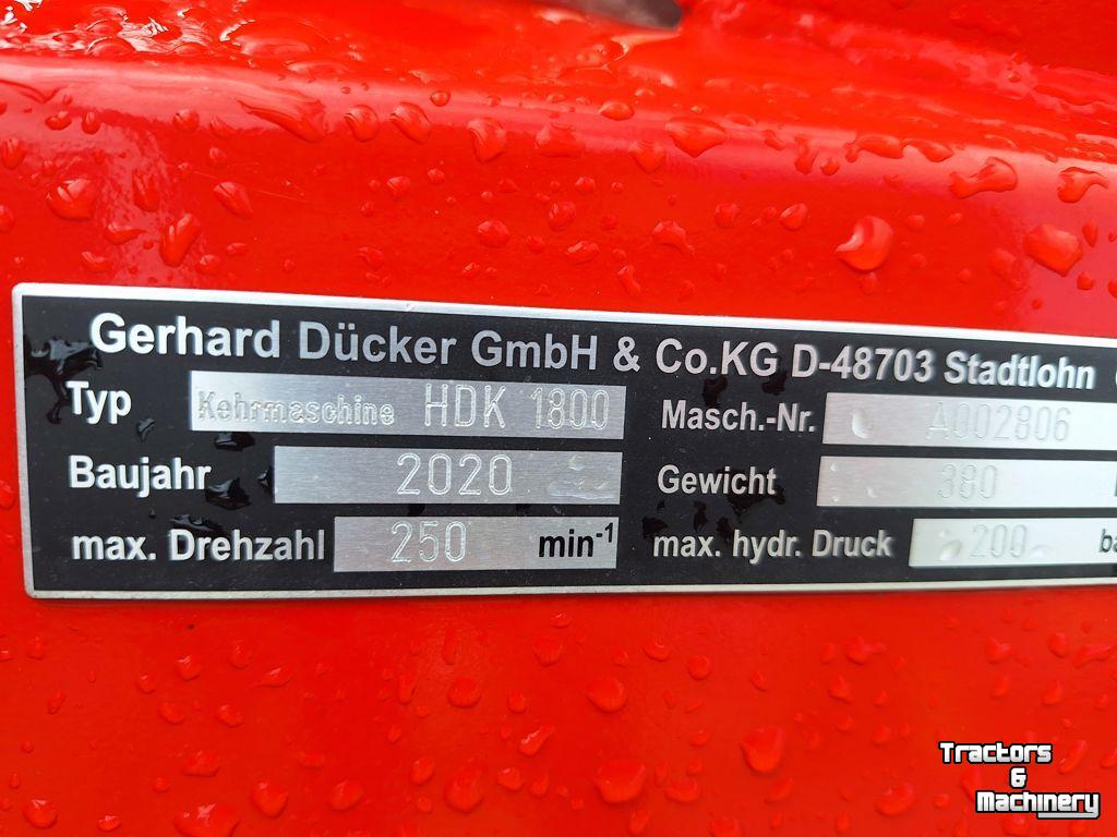 Unkrautbürste Ducker HDK1800 onrkuidborstel