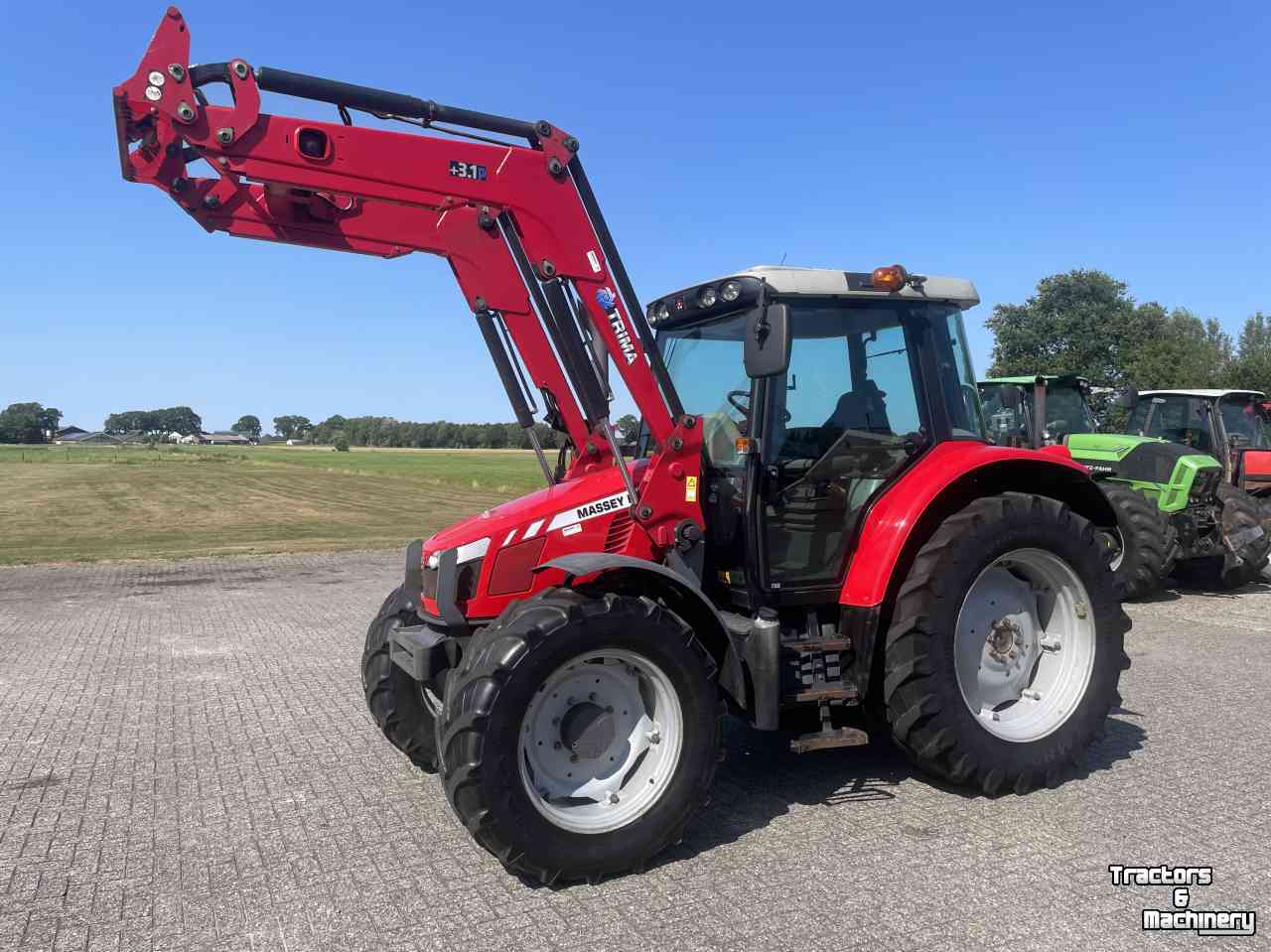 Schlepper / Traktor Massey Ferguson 5650 DYNA4 AIRCO TRIMA FRONTLDR.