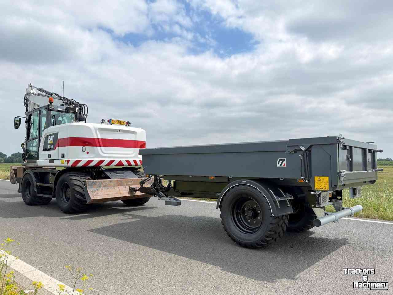 Mobilbagger Caterpillar Cat M314F - Engcon + bakkenwagen Mobiele graafmachine Midejo