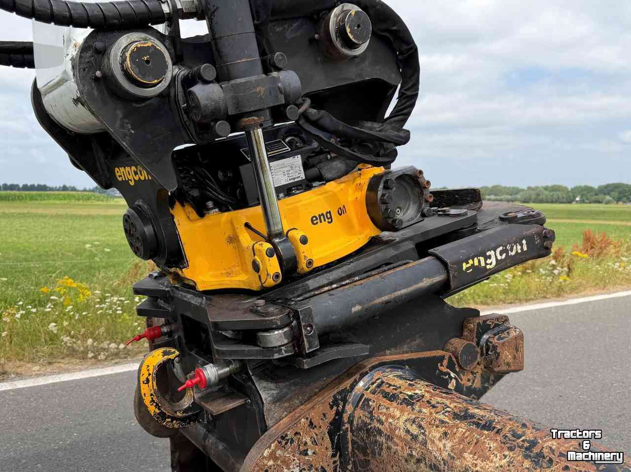 Mobilbagger Caterpillar Cat M314F - Engcon + bakkenwagen Mobiele graafmachine Midejo