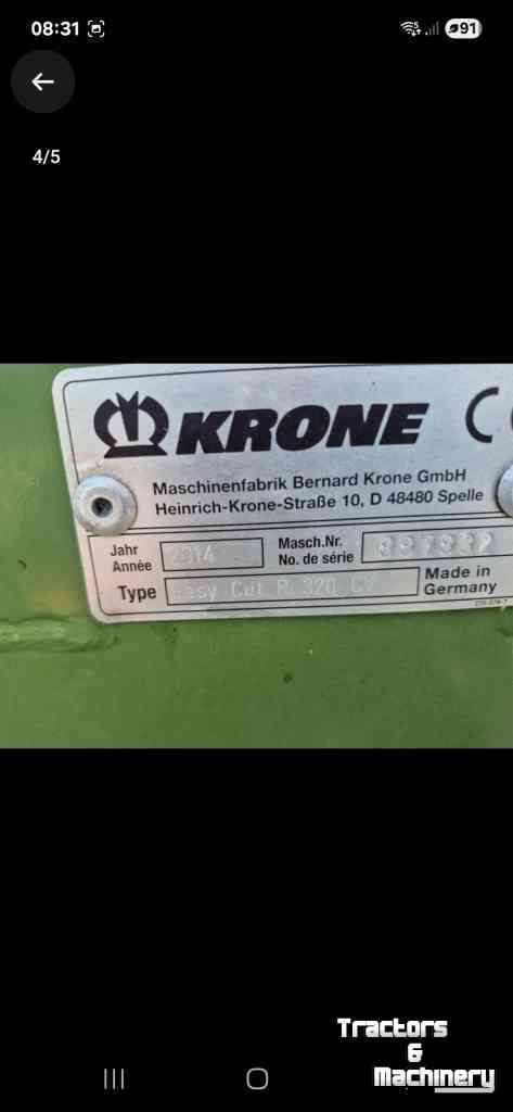 Mähwerk Krone R320