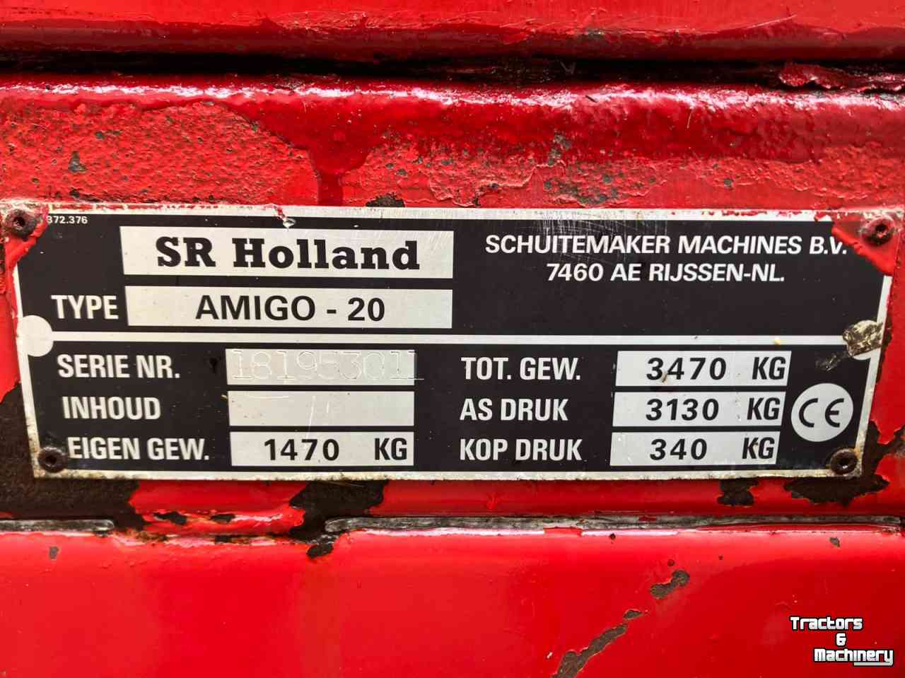Siloblockverteilwagen Schuitemaker Amigo 20 Blokkenwagen. voermachines