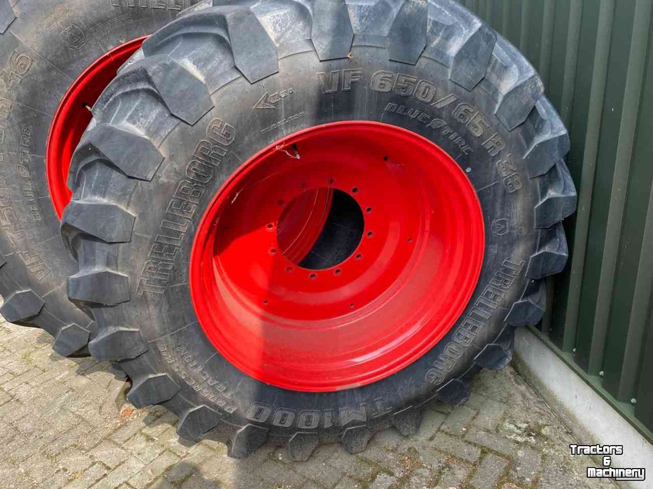 Räder, Reifen, Felgen & Distanzringe  Set Trelleborg TM 1000 VF 750/75R46  en  650/65R38