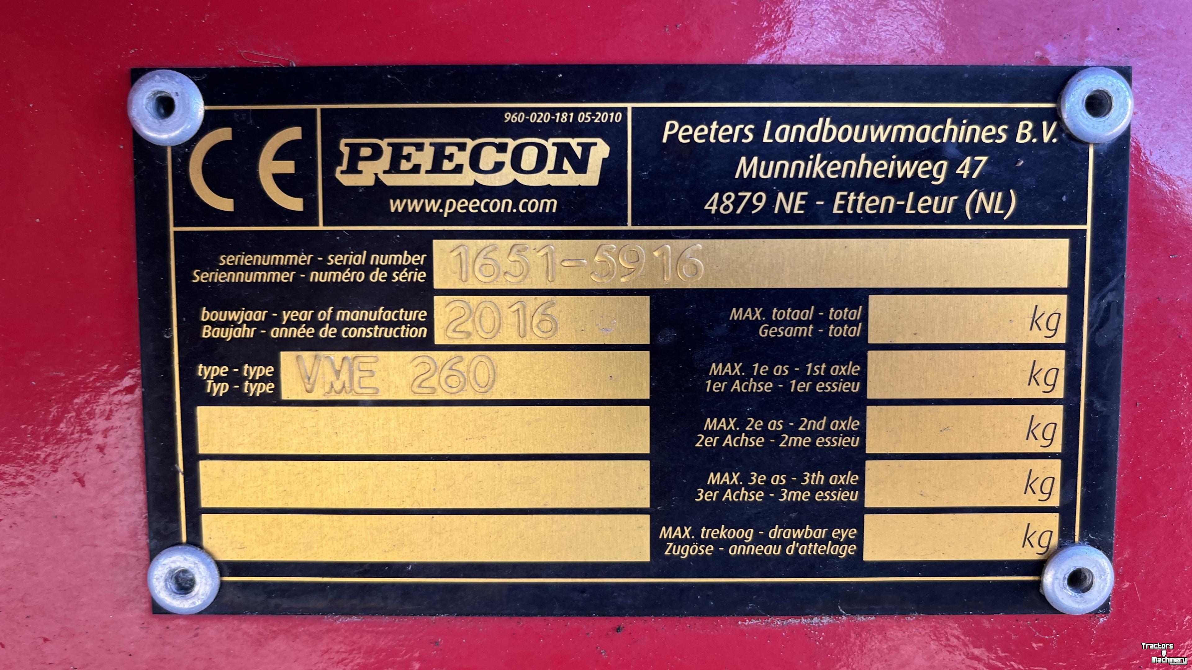 Futtermischwagen Peecon Biga 260