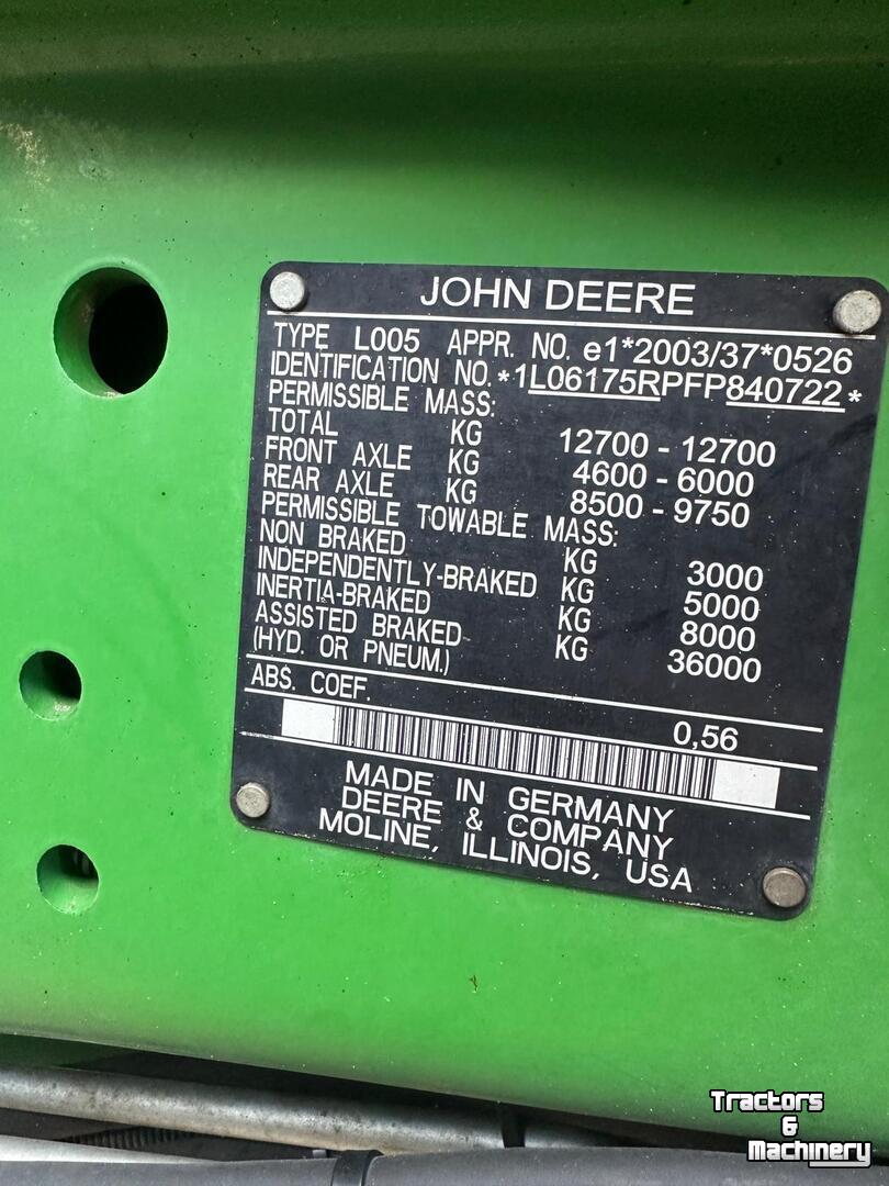 Schlepper / Traktor John Deere 6175R