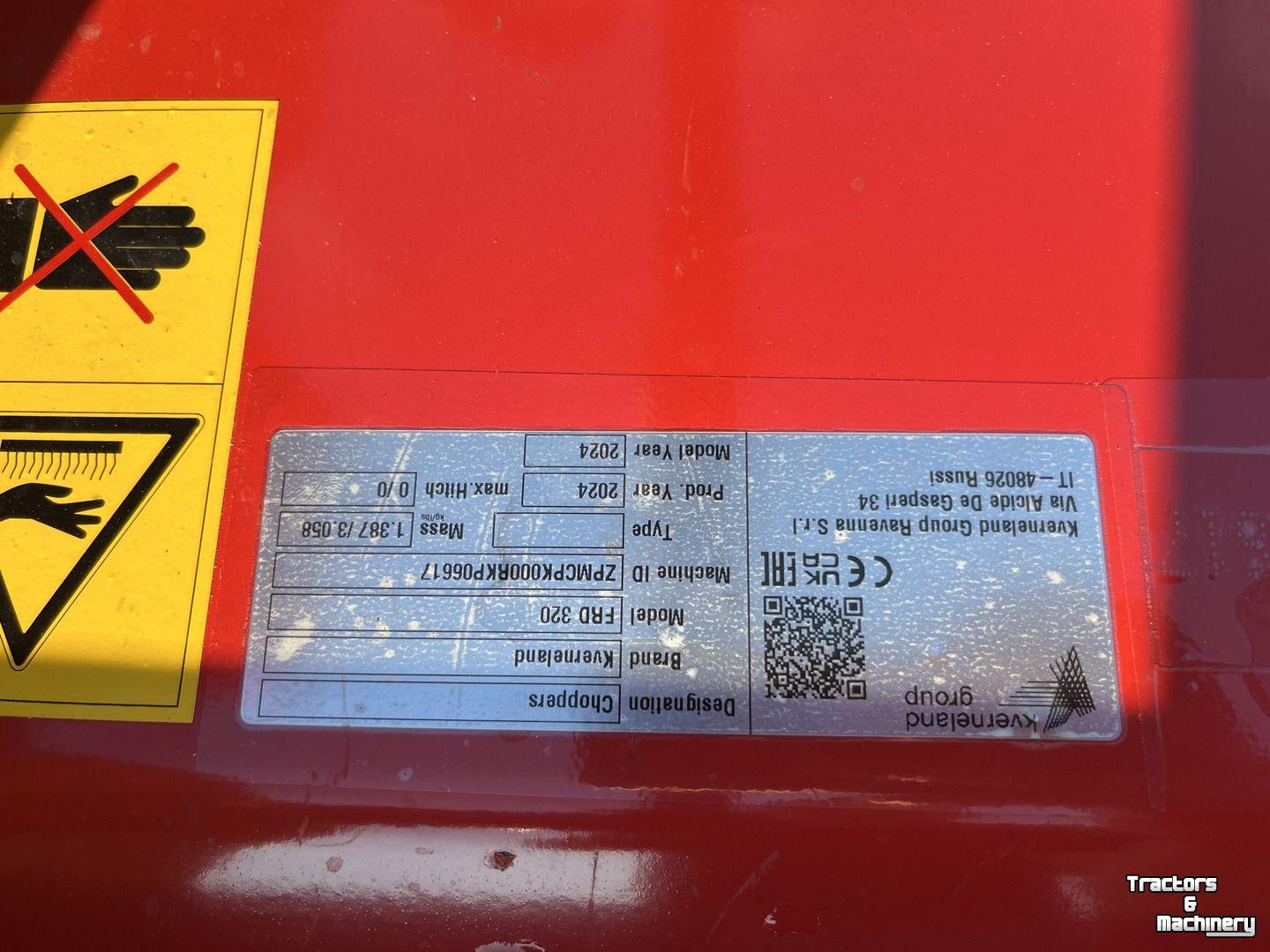 Schlegelmulchgeräte Kverneland FRD320