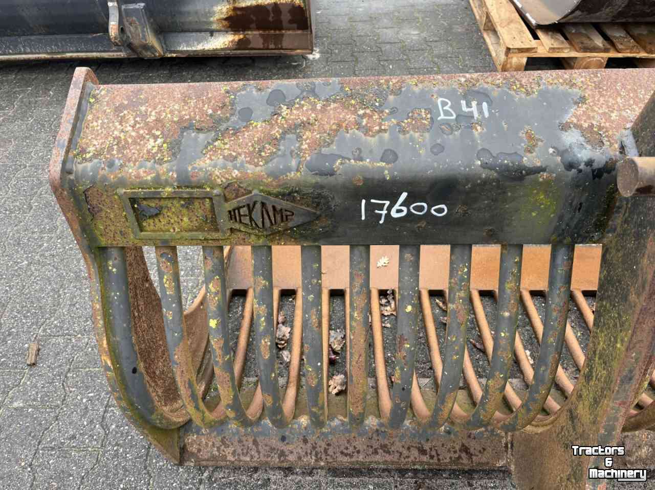 Gesteinlöffels Hekamp Puinriek shovel 250 cm breed Volvo ophanging