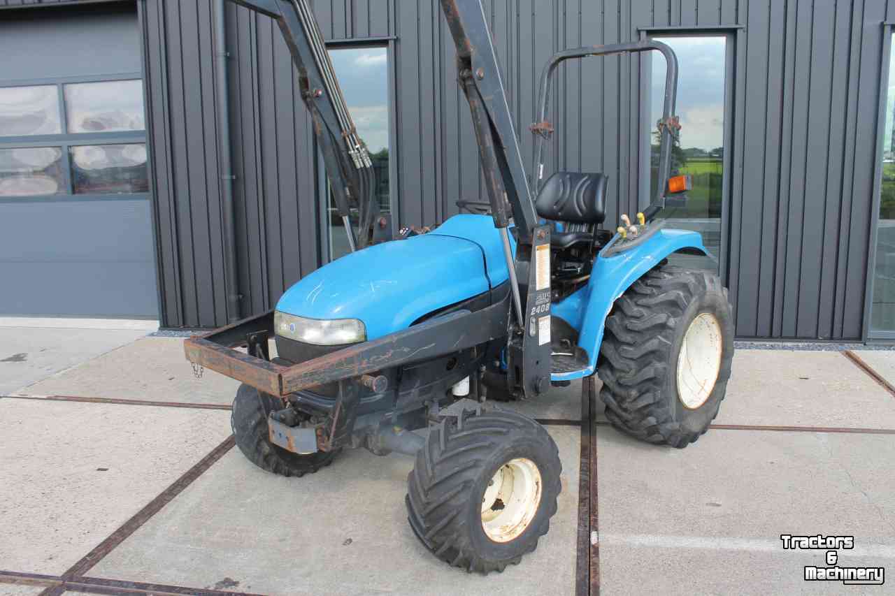 Gartentraktoren New Holland TC25D (Shibaura ST324H) hydrostaat minitrekker tractor met voorlader frontlader