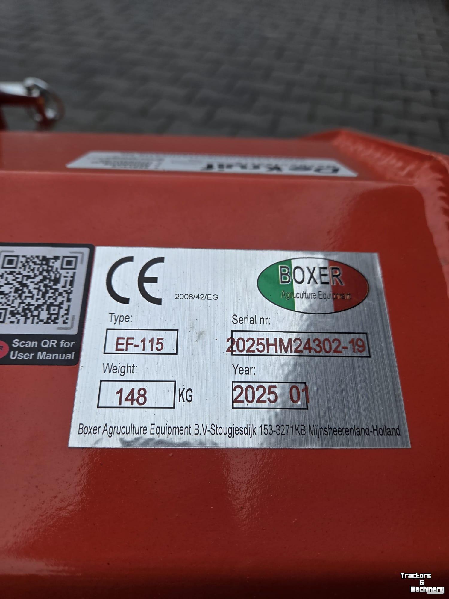Schlegelmulchgeräte Boxer Klepelmaaier Boxer EF-115 nieuw