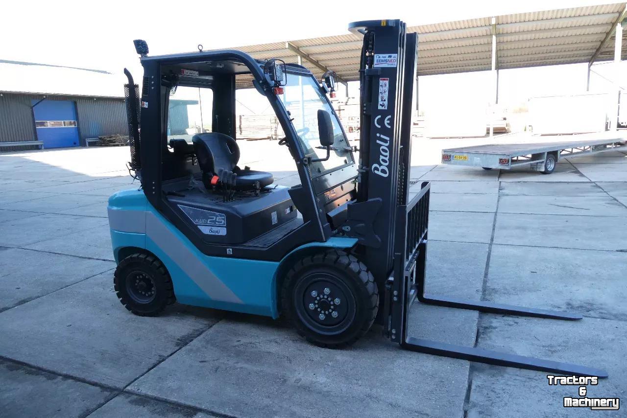Gabelstapler Baoli Diesel Overjarig weinig uren!! Lease &euro; 345,-- p/m!!* KBD25 halfcabine!!