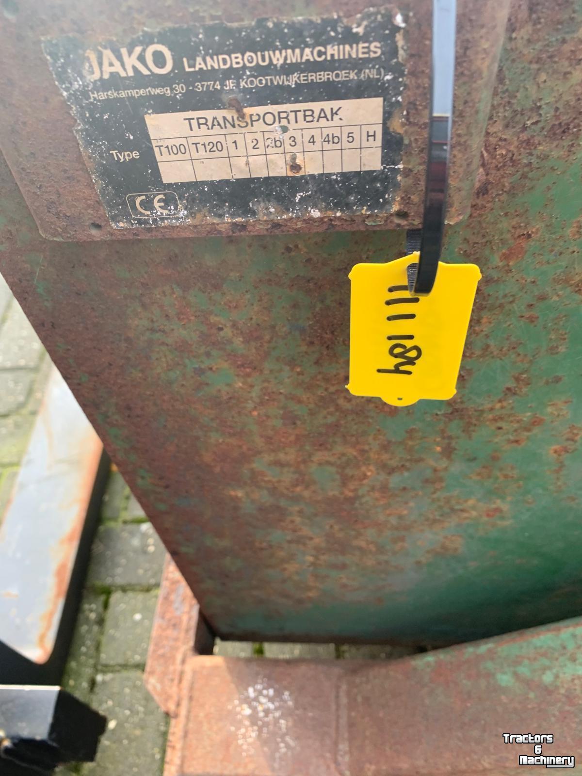 Traktor Abkippbehälter  Jako Trekkerbak