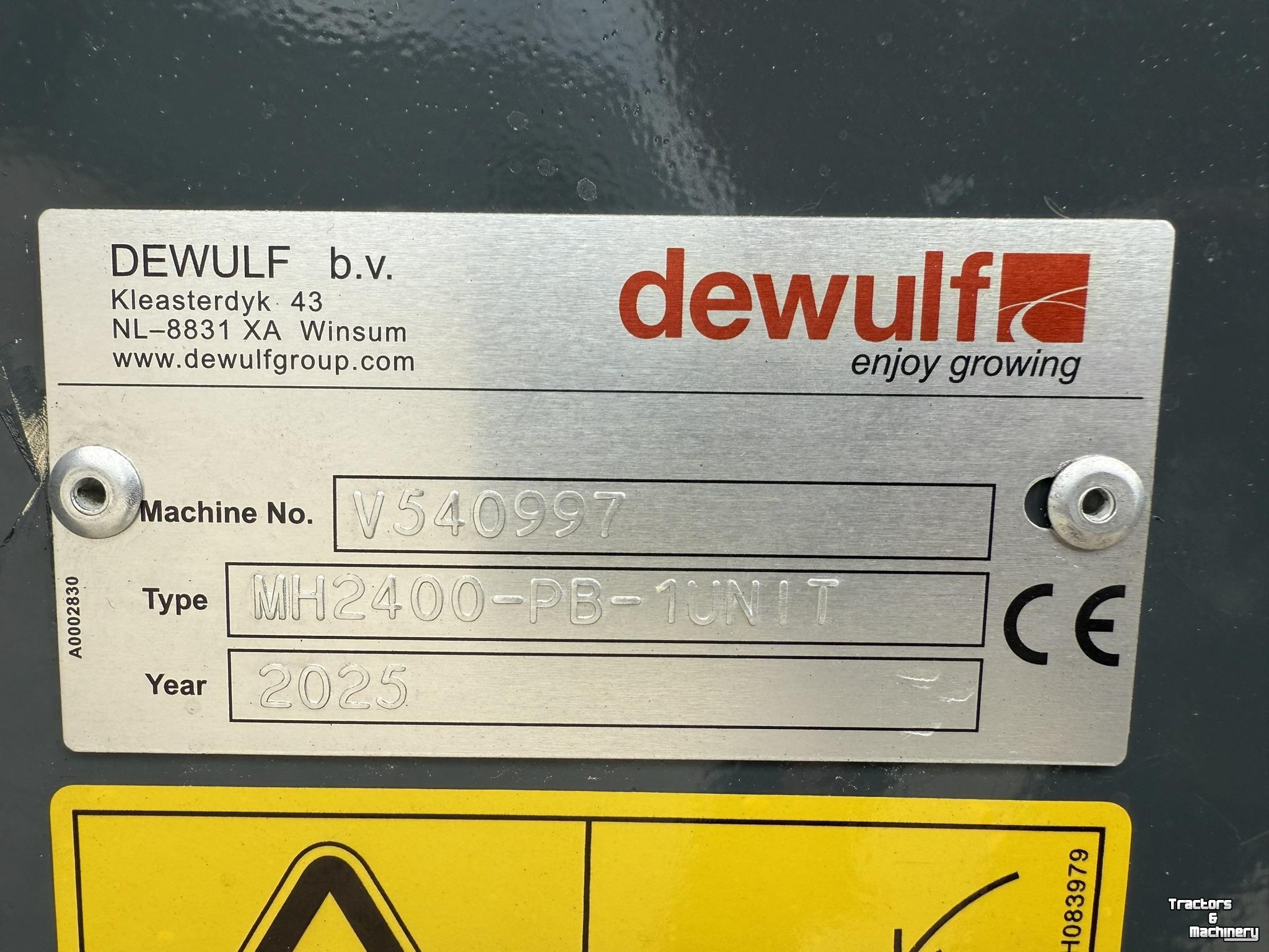 Annahmebunker Dewulf MH240-1 Stortbak