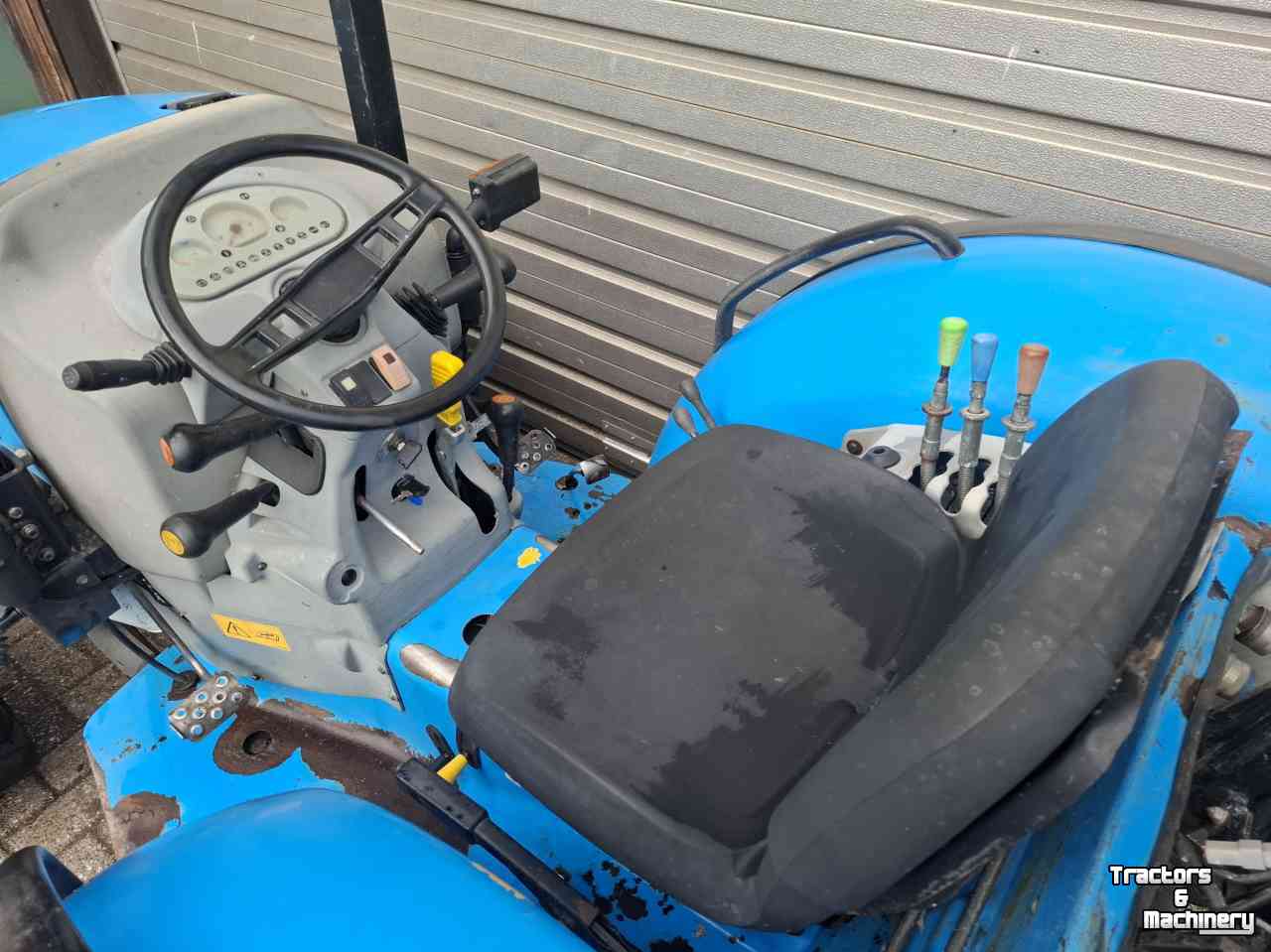 Gartentraktoren Landini Mistral 50 compact tractor traktor trekker cabrio tuintractor boomkwekerij boomgaard fruitteelt compacttractor