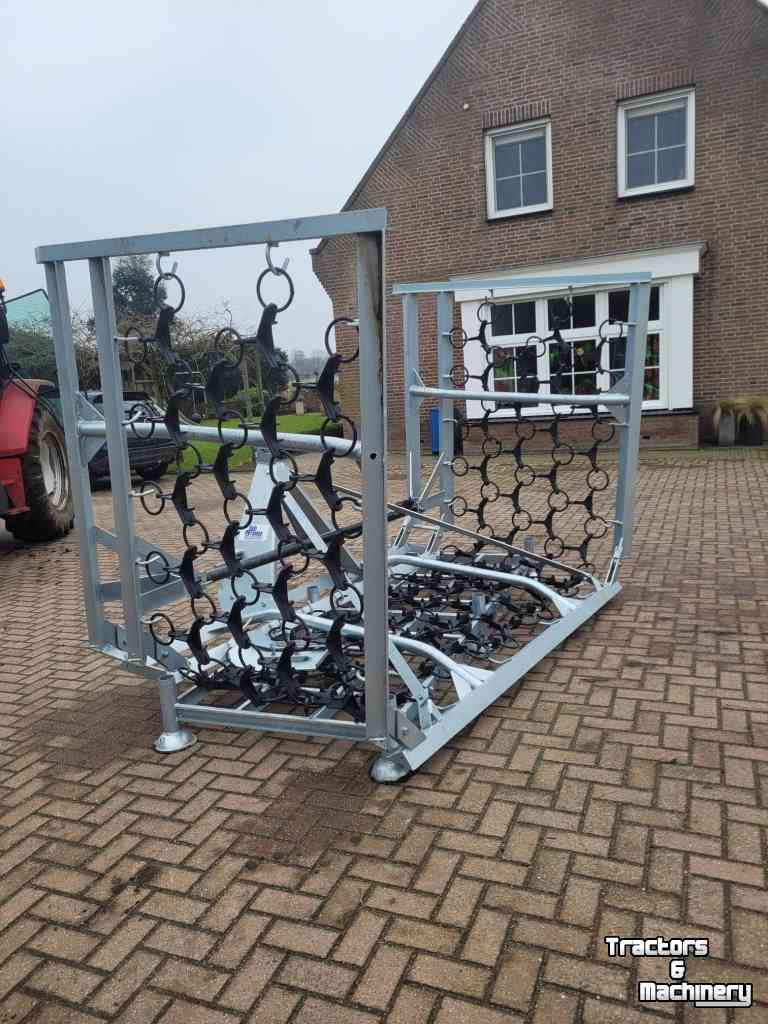 Weide-belüfter / Weide-egge  Weidesleep 6 mtr hydraulisch