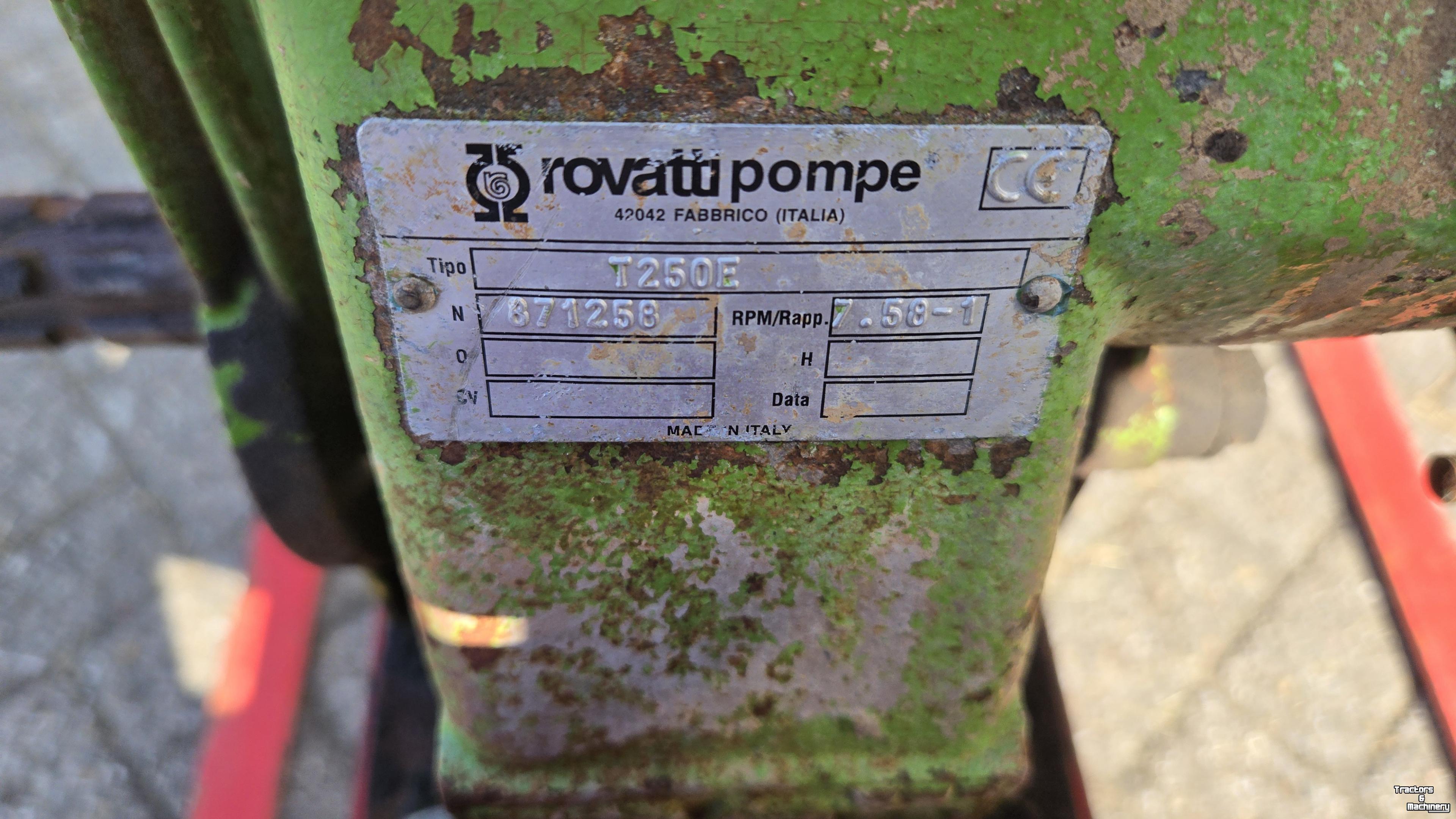 Beregnungpumpe Rovatti Rovatti aftakaspomp