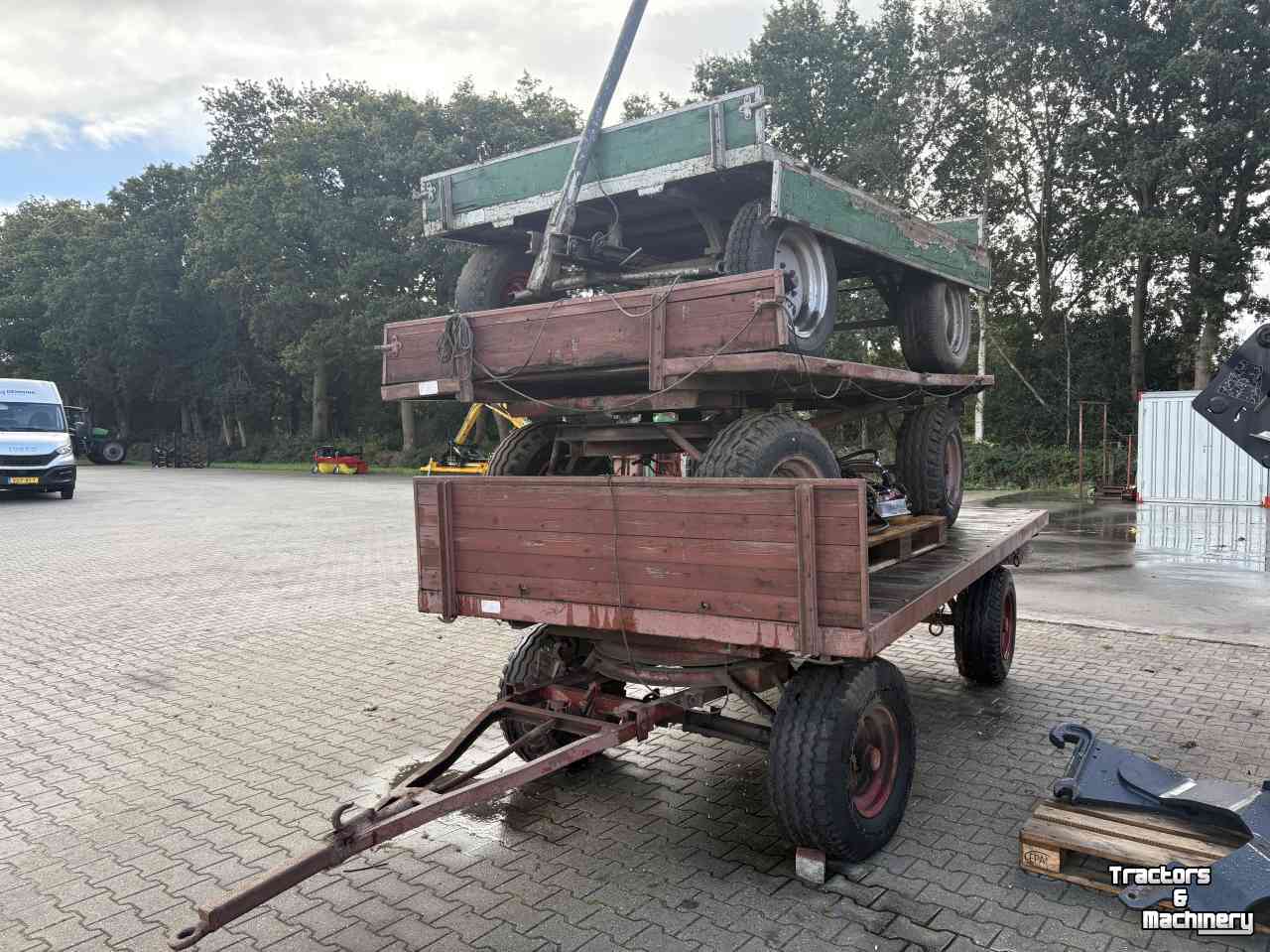 Anhänger  Landbouw wagens 3 stuks met kenteken.