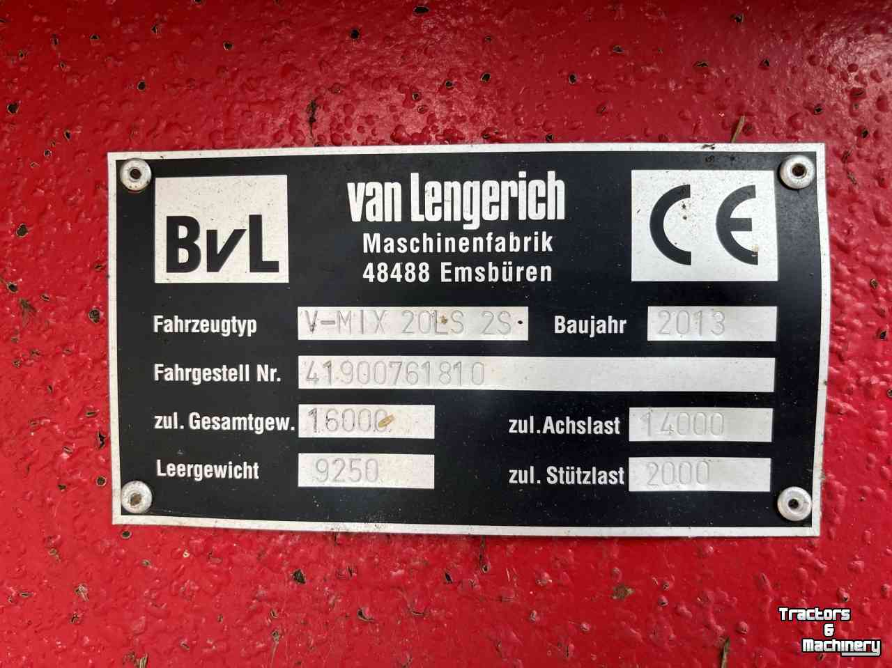 Futtermischwagen Vertikal BVL V-Mix 20 2S LS Plus Mengwagen