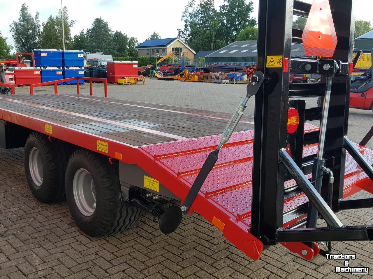 Tiefladeanhänger AGM Oprijwagen 12 ton