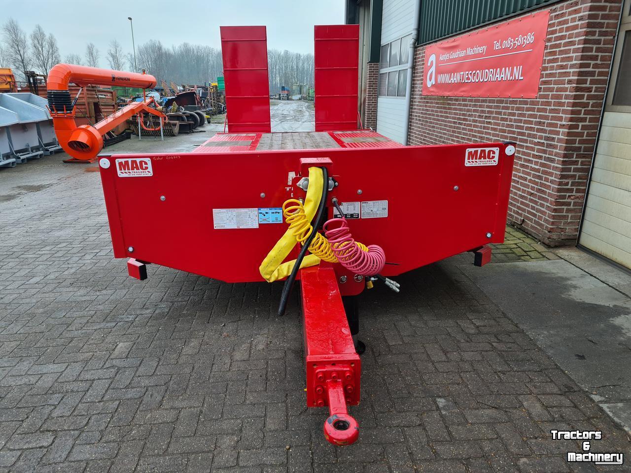 Tiefladeanhänger AGM Mac 16 premium oprijwagen
