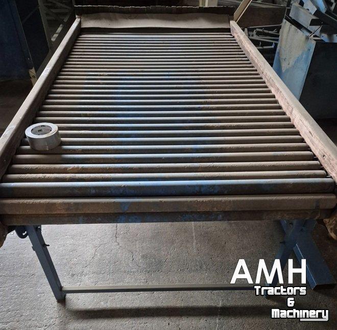 Förderband  2200X1100 rollenleestafel, Roller inspection belt, Rollenverlesetisch