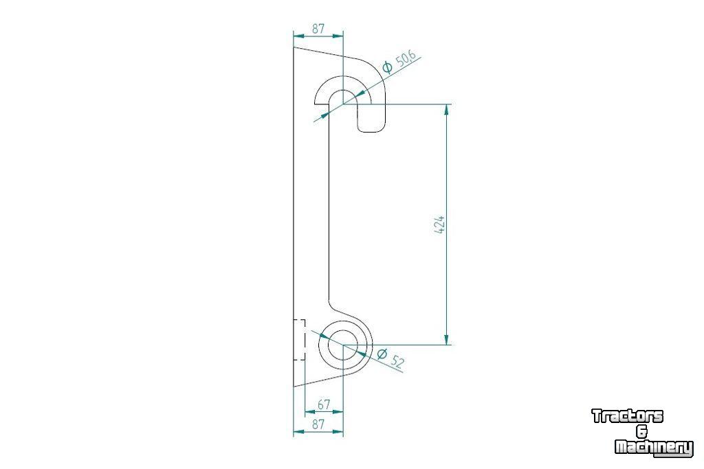 Sonstige Baumaschinen, Erdbewegungsmaschinen und Zubehör Qmac HAKENSET: AHLMANN AZ 6 t/m AZ 85