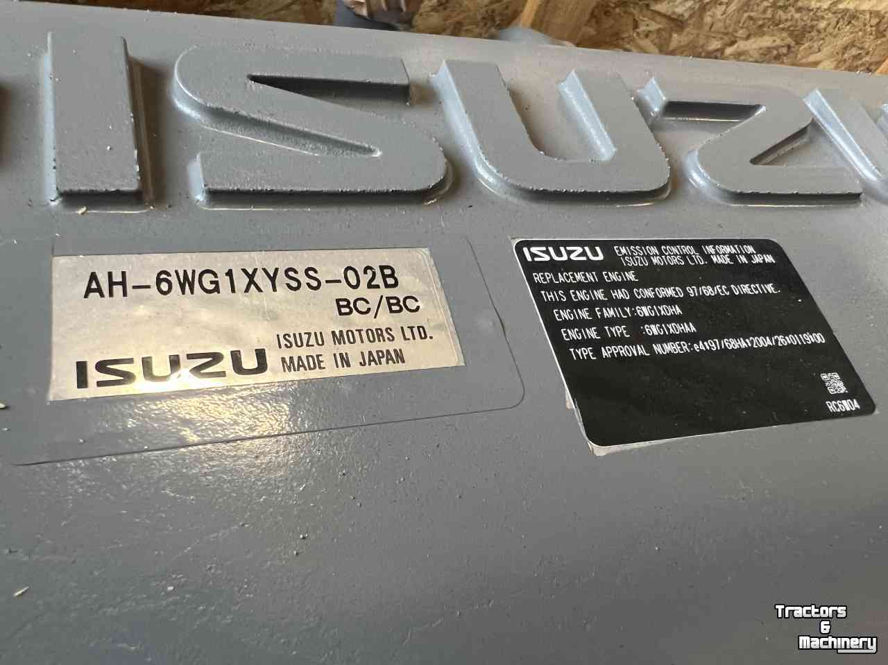 Raupenbagger Case ISUZU Motor Parts nr:47436013/ 6WG1XYSS-02