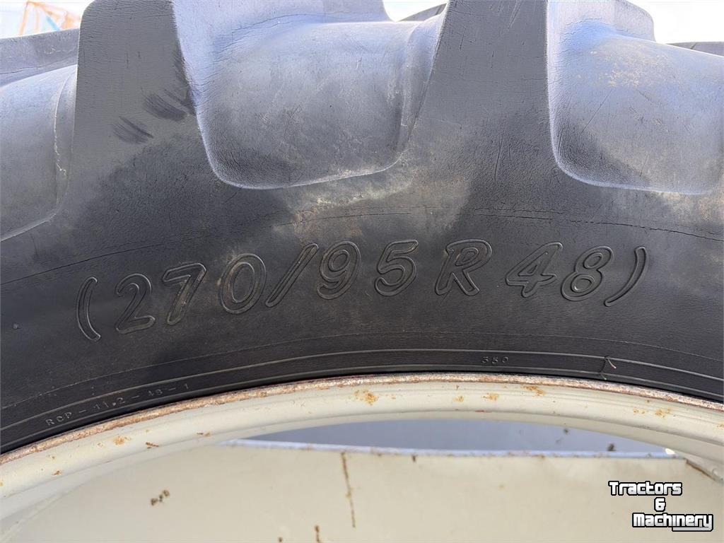 Sonstiges Traktoren und Zubehör Michelin 270/95R48 & 12.4R28 cultuurwiel set