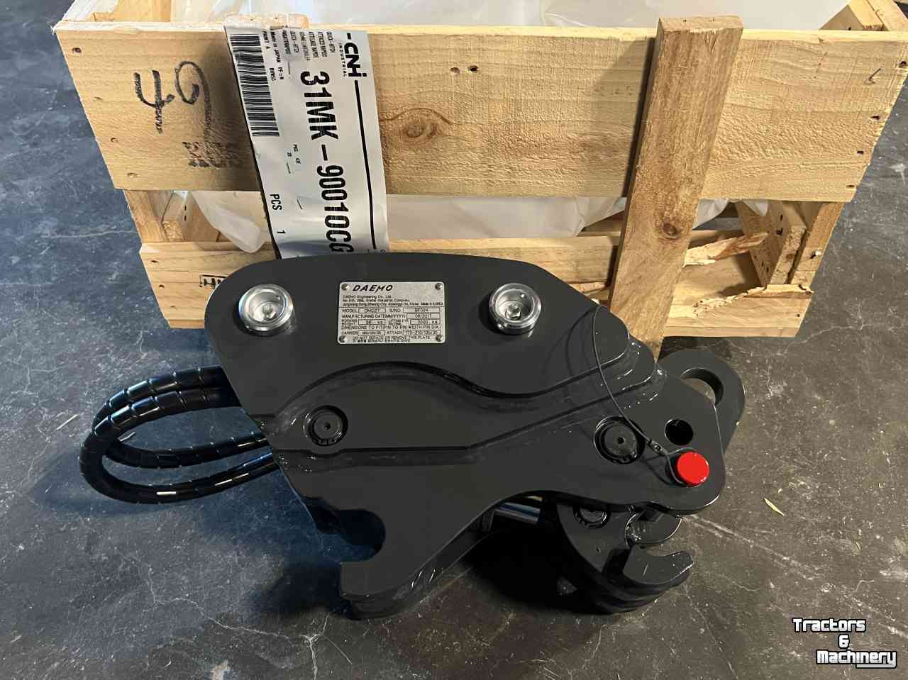 Minibagger New Holland New Holland E30C Case CX30  Snelwissel -DAEMO DMQ27 parts nr:31MK-90010CG