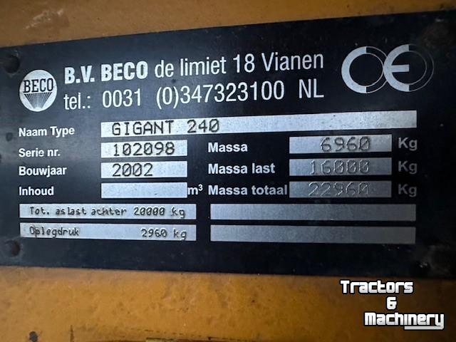 Kipper Beco Gigant 240 Gronddumper
