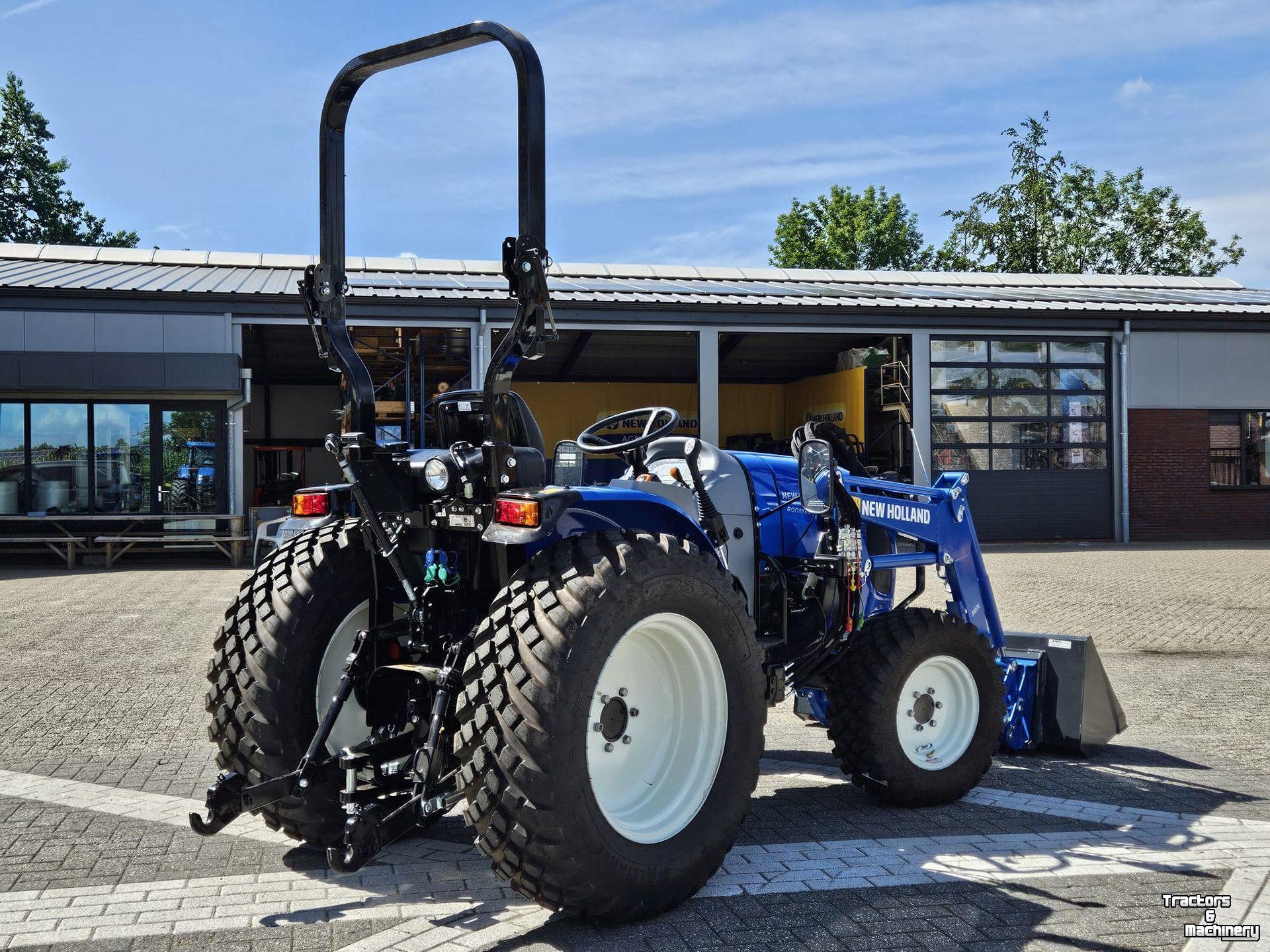Obsttraktor New Holland Boomer 55 HST met voorlader