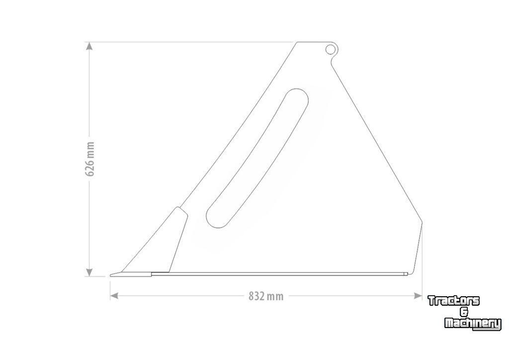 Frontlader-Schaufel Qmac GRONDBAK 1.10 COMPACT H63CM
