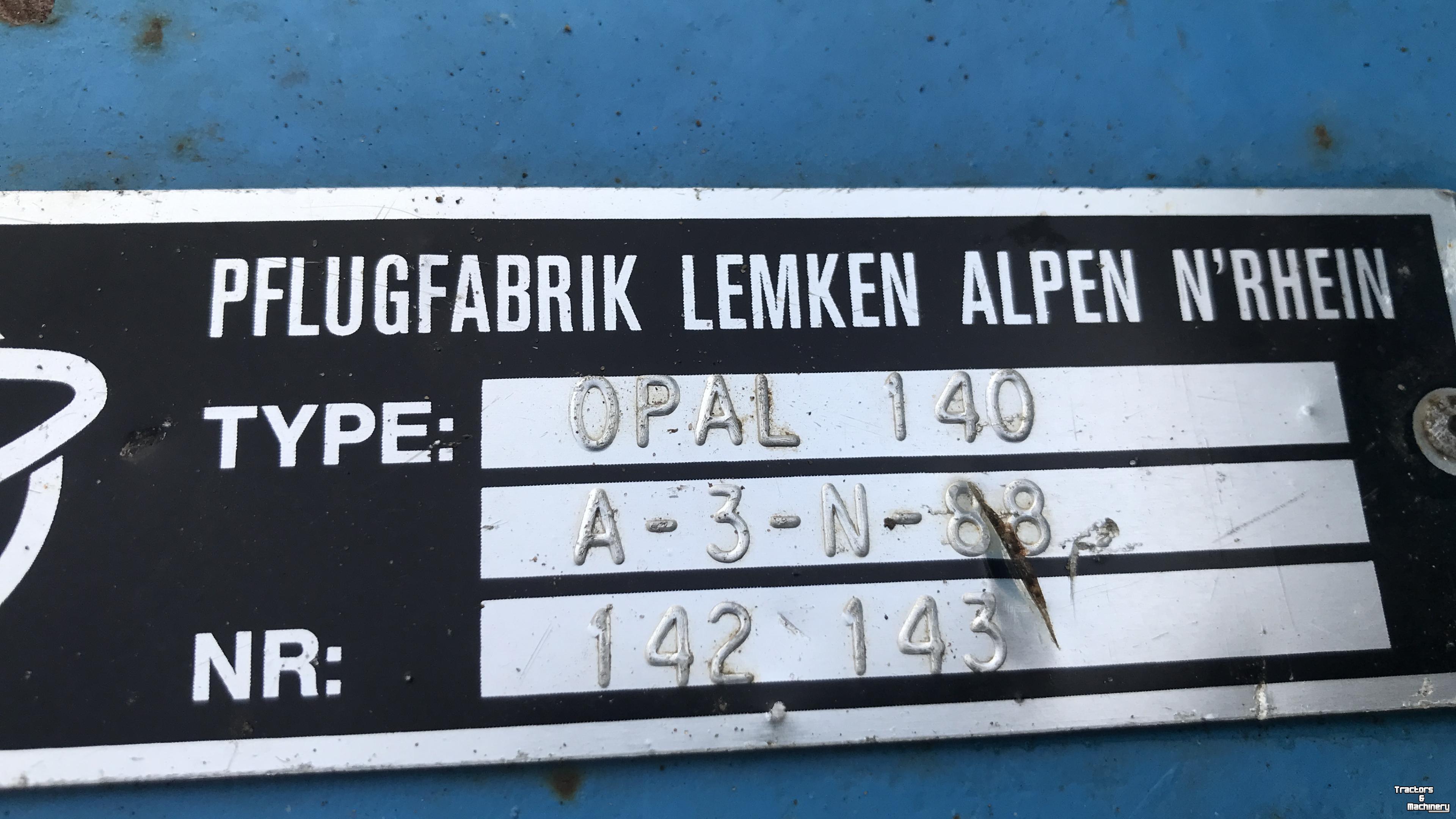 Pflüge Lemken Opal 140 4 schaar