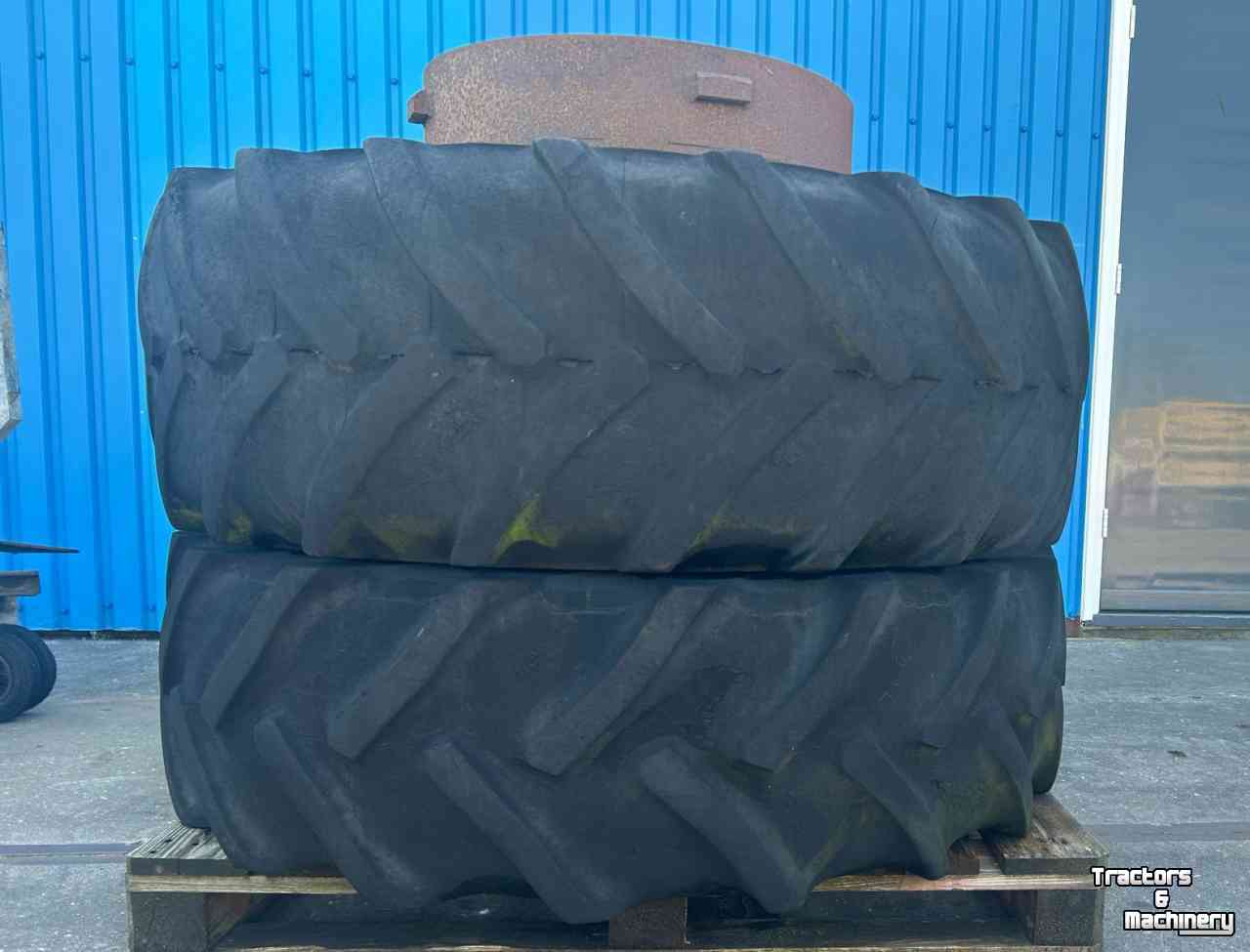 Räder, Reifen, Felgen & Distanzringe Michelin Dubbelwiel+haken 480/65R28