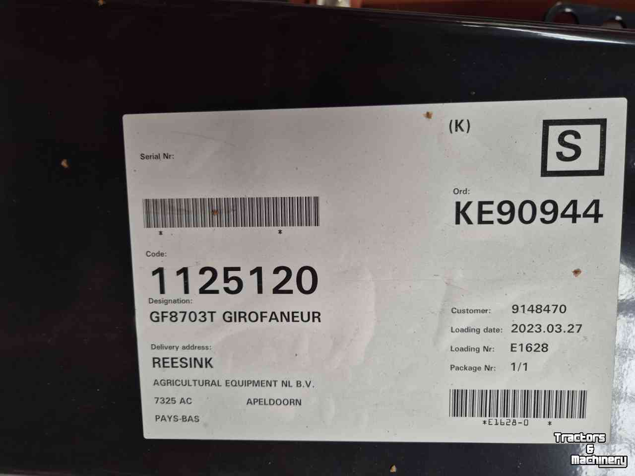 Kreiselheuer Kuhn GF 8703T schudder OVERJARIG!