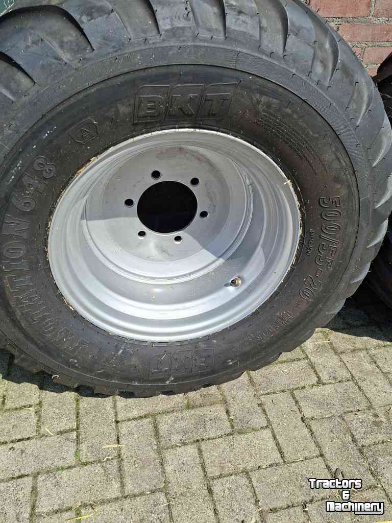 Räder, Reifen, Felgen & Distanzringe BKT BKT 500/55-20 banden op velg/kipper/kieper/dumper/wagen/kar