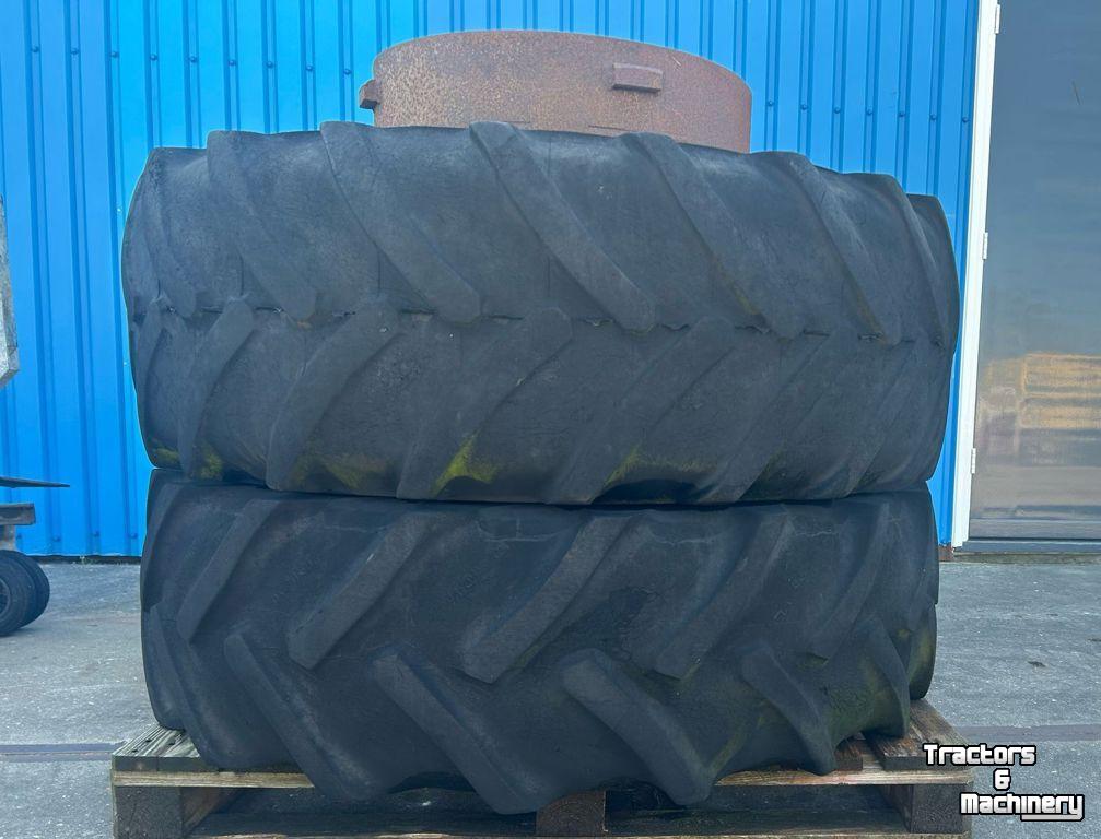 Räder, Reifen, Felgen & Distanzringe Michelin Dubbelwiel passend aan 25 Inch velg+haak