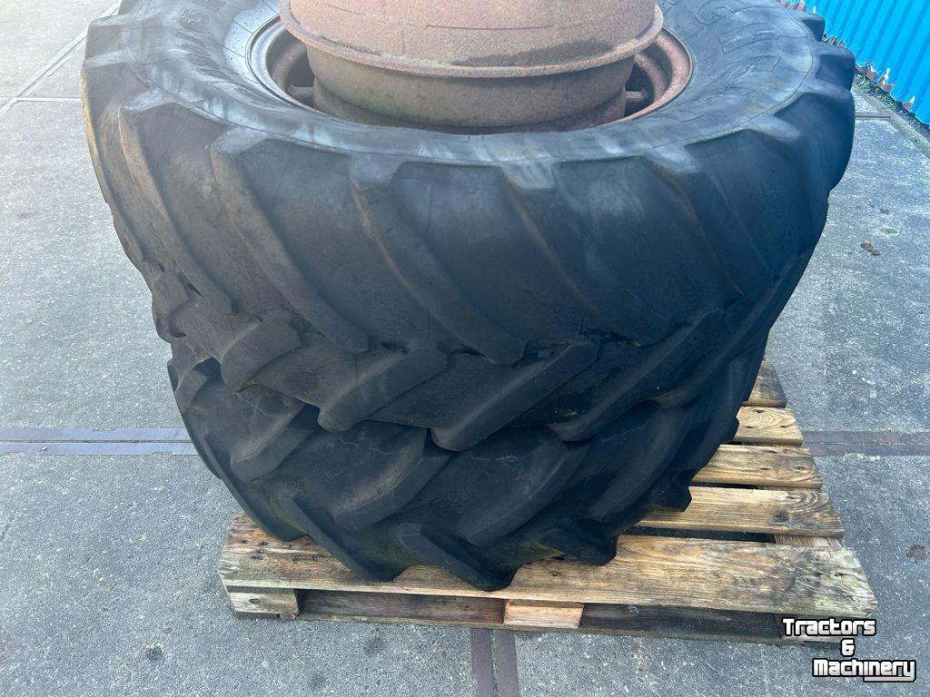 Räder, Reifen, Felgen & Distanzringe Michelin Dubbelwiel passend aan 25 Inch velg+haak