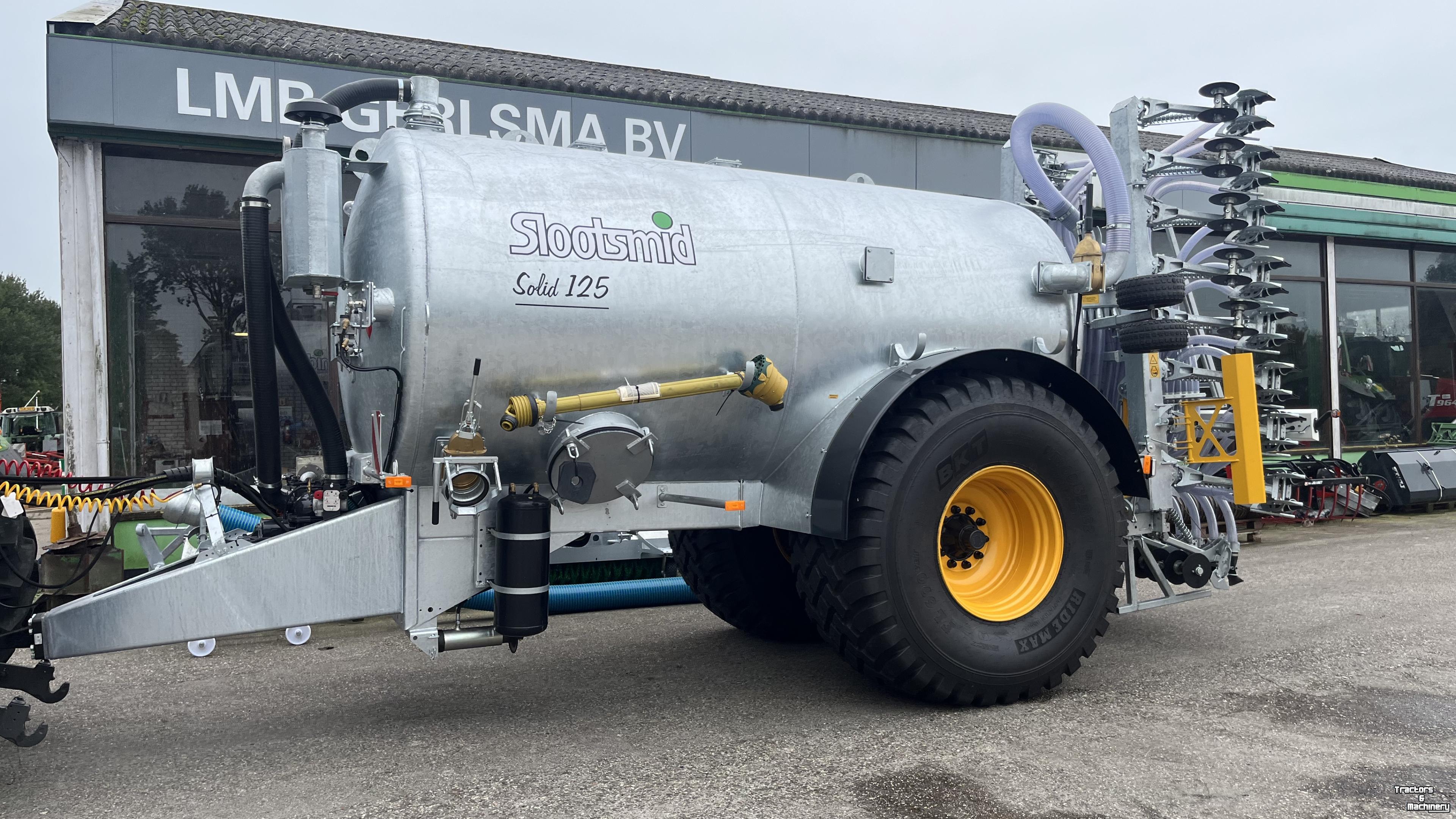 Gülletankwagen / Güllefässer Slootsmid Slootsmid Solid 125 met SZB 720 bemester