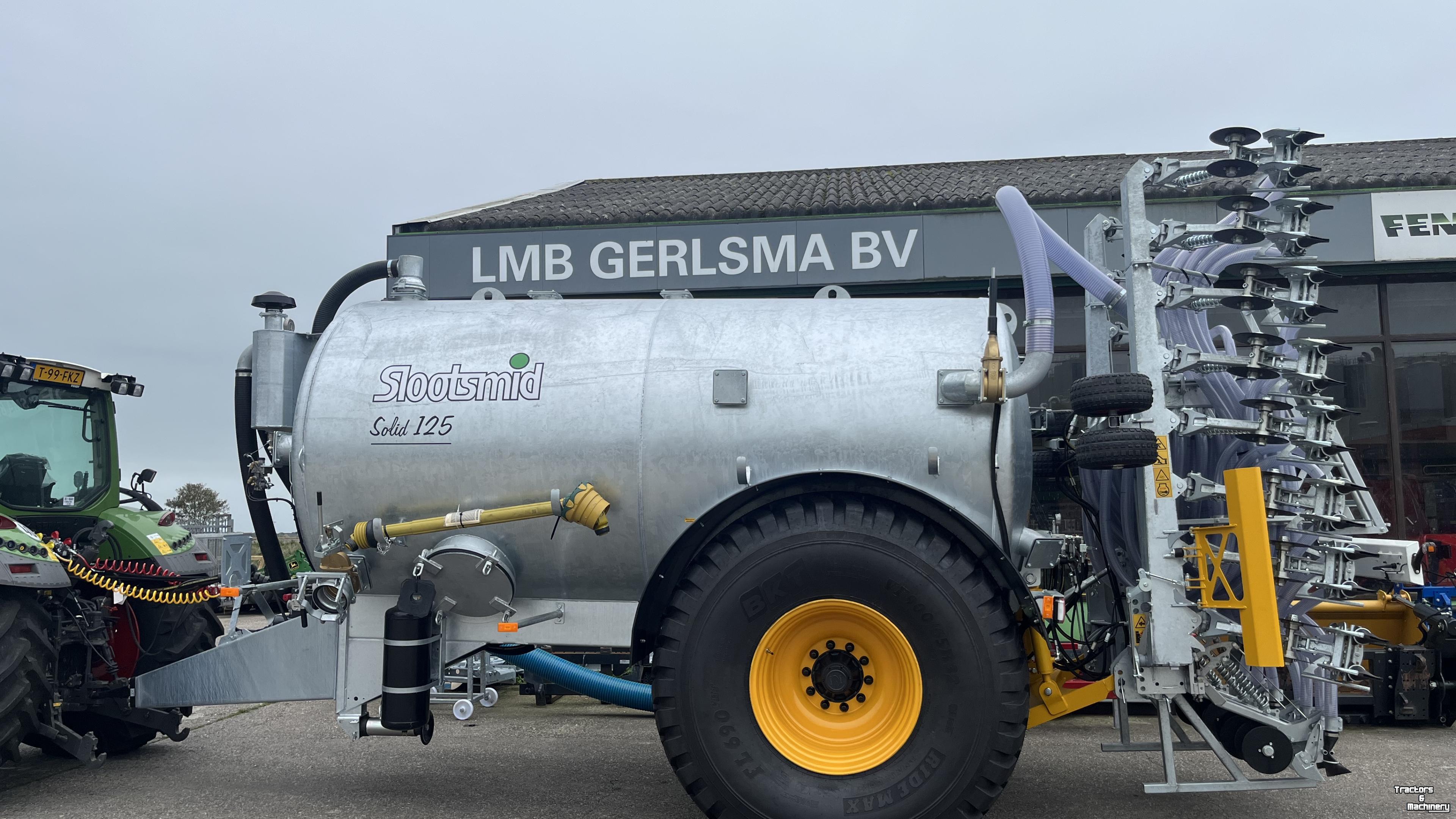 Gülletankwagen / Güllefässer Slootsmid Slootsmid Solid 125 met SZB 720 bemester