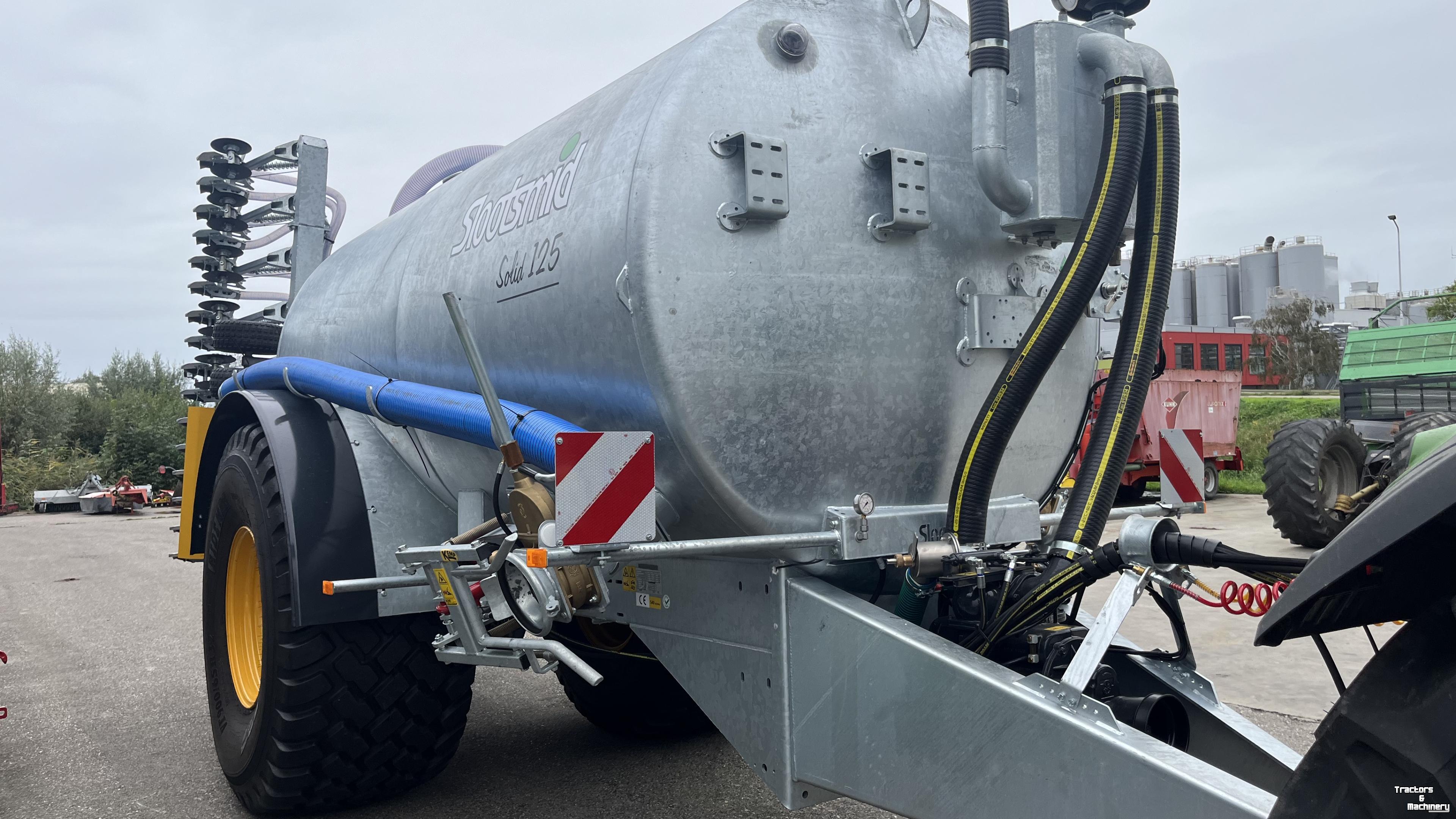 Gülletankwagen / Güllefässer Slootsmid Slootsmid Solid 125 met SZB 720 bemester