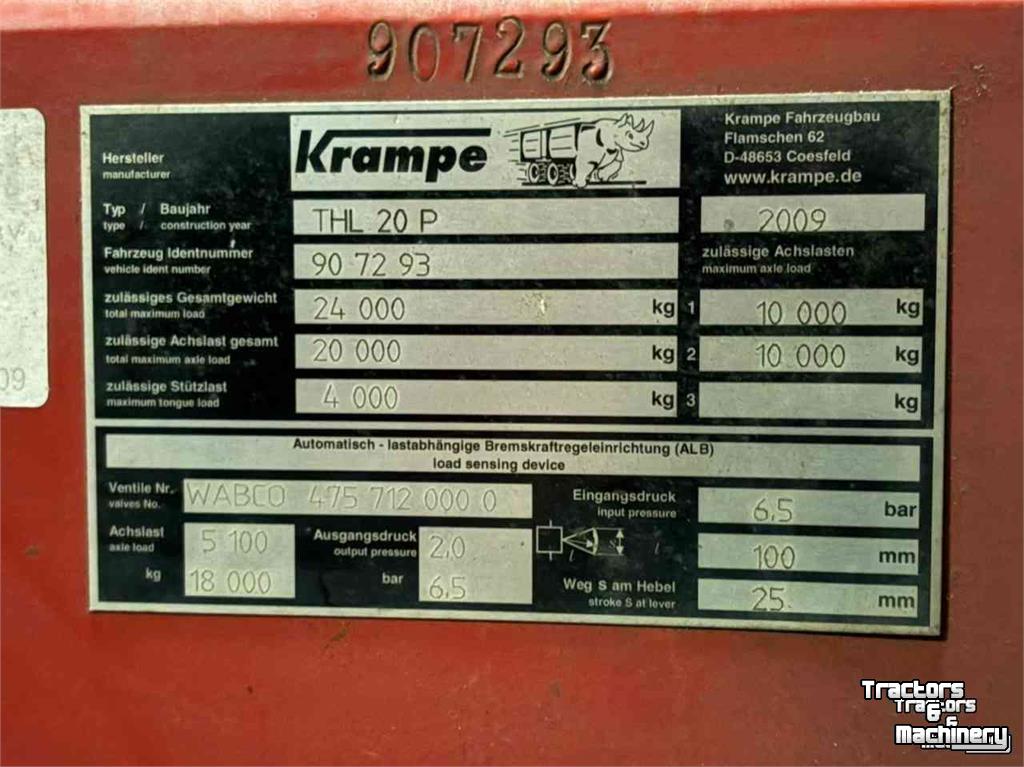 Hakenlift-Container System Krampe THL20P