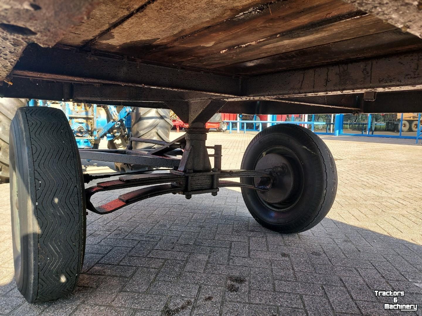 Tieflader / Anhänger  VIERWIELIGE LANDBOUWWAGEN