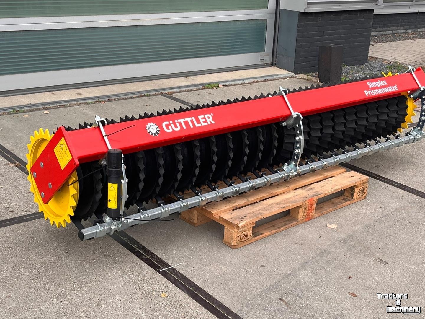 Nachlaufwalzen / Walzen Güttler Simplex Prismenwalse