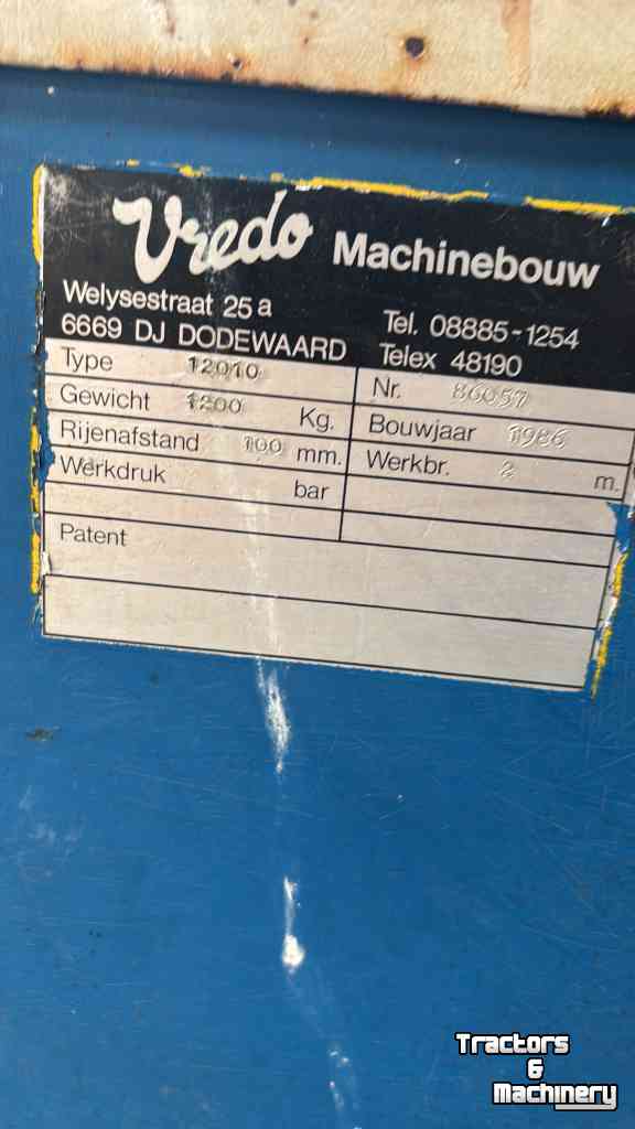 Durchsämaschine Vredo DZ 2 meter doorzaaimachine